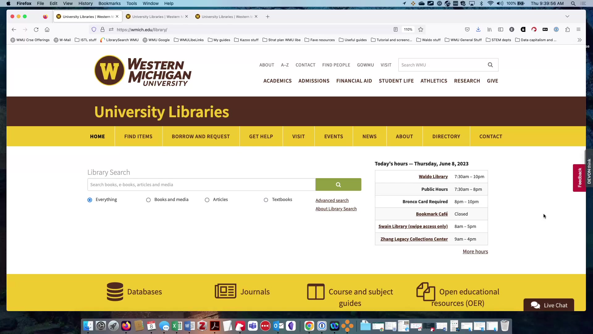 Finding a book using Library Search